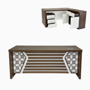 Executive Office Table wooden Desk L-Shape