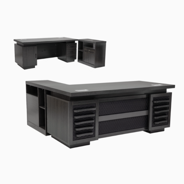 Executive Office Wooden Desk Computer Table L-Shape