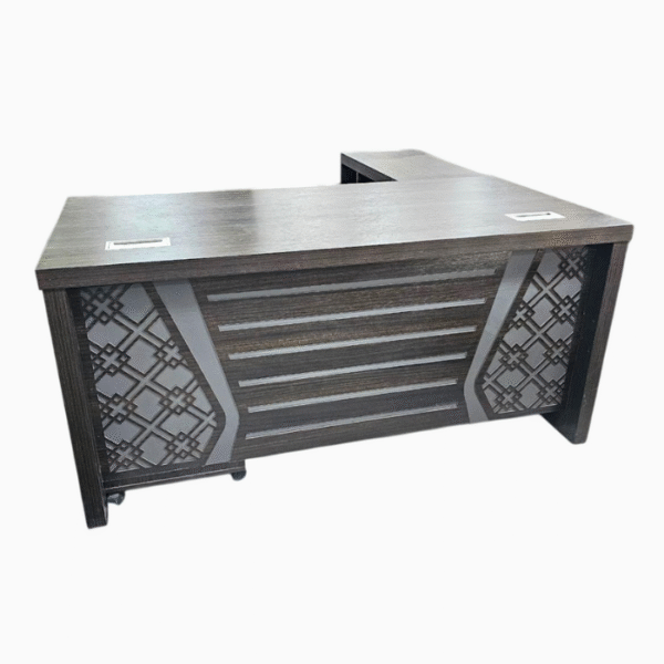 Executive Office Wooden Desk Computer Table L-Shape