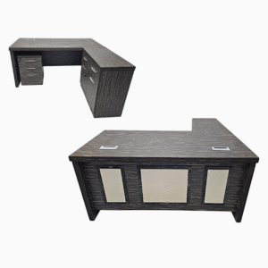 Executive Office Wooden Desk Computer Table L-Shape