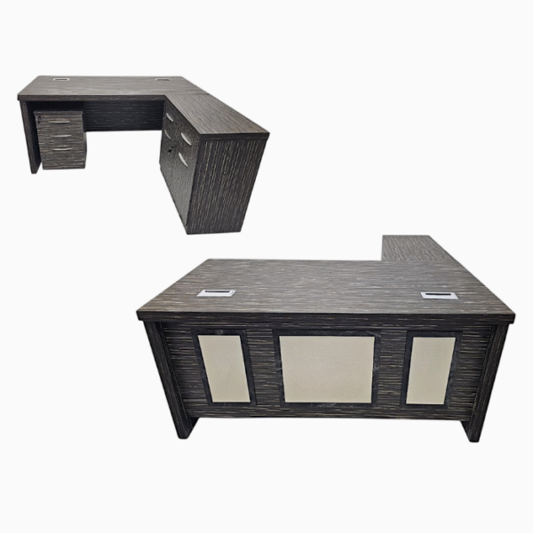 Executive Office Wooden Desk Computer Table L-Shape