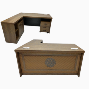 Executive Office Wooden Desk Computer Table L-Shape
