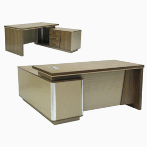 Executive Office Wooden Desk Computer Table L-Shape