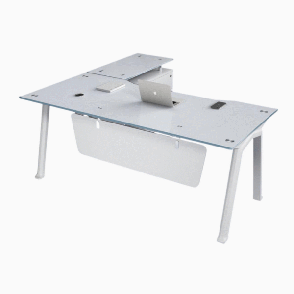 Executive Office Wooden Desk Computer Table L-Shape