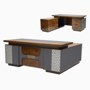 Executive Office Wooden Desk Computer Table L-Shape