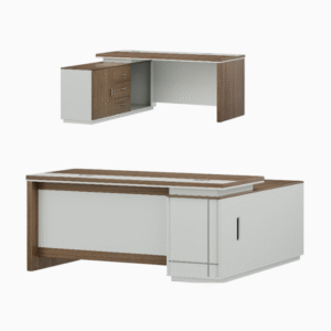 Executive Office Wooden Desk Computer Table L-Shape