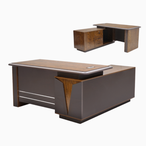 Executive Office Wooden Desk Computer Table L-Shape