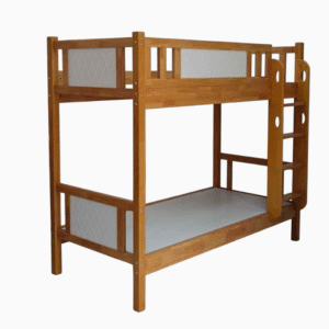 TRM Furniture Wood Solid Bunk Bed, Brown Color, wood - 200 x 90 x 190 cm