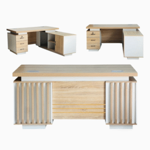 Executive Office Wooden Desk Computer Table L-Shape