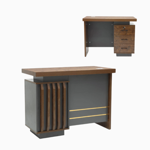 Executive Office Wooden Desk Computer Table - Image 2