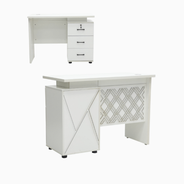 Executive Office Wooden Desk Computer Table
