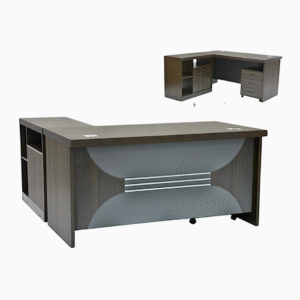Executive Office Wooden Desk Computer Table L-Shape