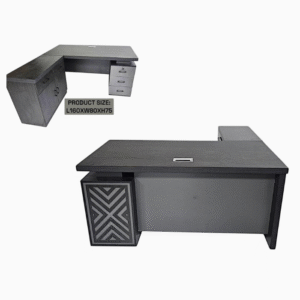 Executive Office Wooden Desk Computer Table L-Shape