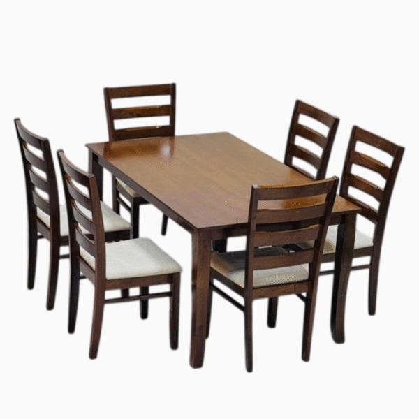 wooden dining Table & Chair - Image 2