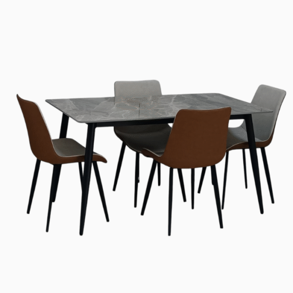 Dining Table & Chair Marble SET - Image 5