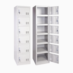 Metal Locker 6 Doors