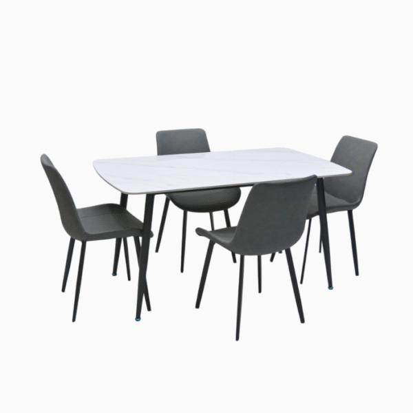 Dining Table & Chair Marble set - Image 4
