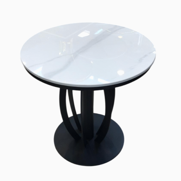 Coffee Table with Top Ceramic Leg Metal - Image 2