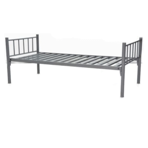 TRM Furniture Heavy Duty Single Metal Steel Bed Dimension 90x190 Centimeters Without Mattress